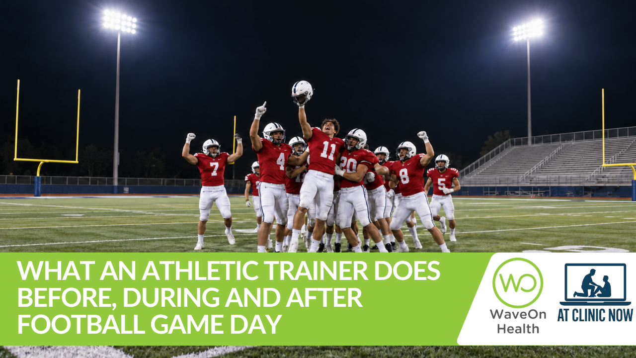 What an Athletic Trainer Does Before, During and After Football Game Day